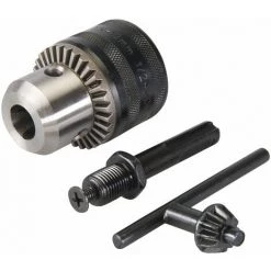SILVERLINE MANDRIN DE 1.5 à 13mm AVEC CLE ET ADAPTATEUR SDS