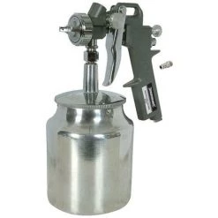 SILVERLINE PISTOLET A PEINTURE PAR ASPIRATION POUR COMPRESSEUR