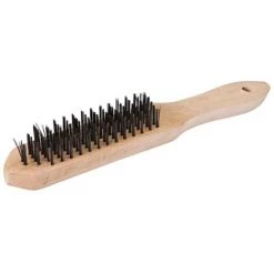 BROSSE MÉTAL HAUT RENDEMENT, MANCHE BOIS 6 RANGS SILVERLINE PB06
