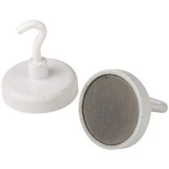 JEU DE 2 CROCHETS MAGNÉTIQUES 35 MM SILVERLINE 695776