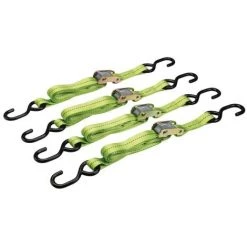 LOT DE 4 SANGLES D'ARRIMAGE 250 KG 2 M X 25 MM SILVERLINE 217585