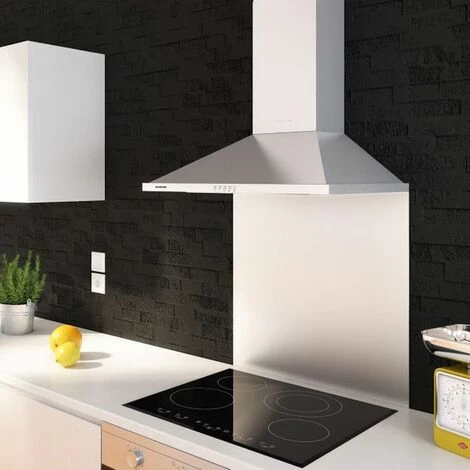 Hotte Cuisine Murale Silverline TESSY Inox - 600 (mm) - Inox