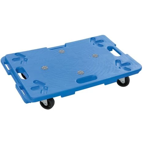 SILVERLINE Chariot Plateforme En Plastique Emboîtable - 100 Kg