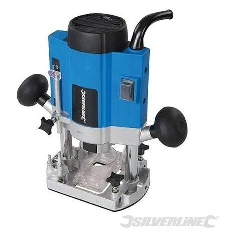 SILVERLINE Défonceuse Plongeante 1/4", 1 020 W, 1 020 W