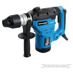 SILVERLINE Marteau Perforateur Burineur SDS Plus 1500 W, 1500 W (UK), 1500 W (UK)