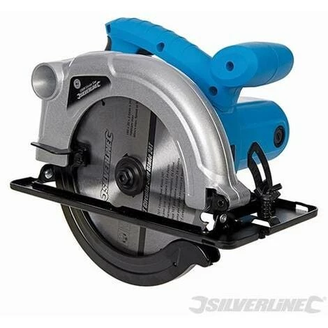 SILVERLINE Scie Circulaire 185 Mm, 1 200 W, 185 Mm (UE), 185 Mm (UE)