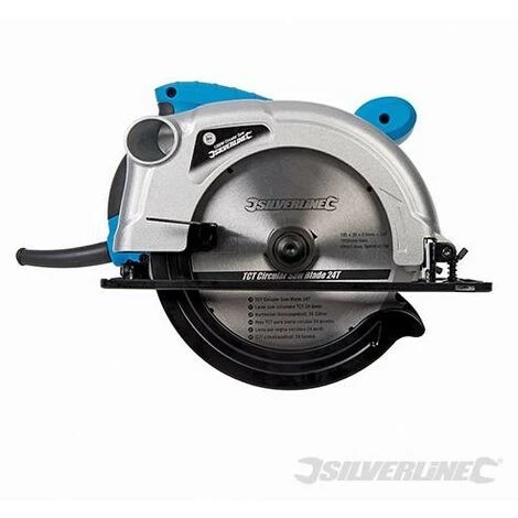 SILVERLINE Scie Circulaire 185 Mm, 1 200 W, 185 Mm (UE), 185 Mm (UE) – Image 2