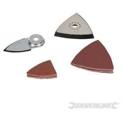 SILVERLINE Accessoires De Ponçage Pour Outil Multifonction, 14 Pcs, 14 Pcs