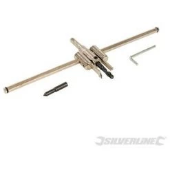 SILVERLINE Trépan Réglable, 40 - 300 Mm, 40 - 300 Mm