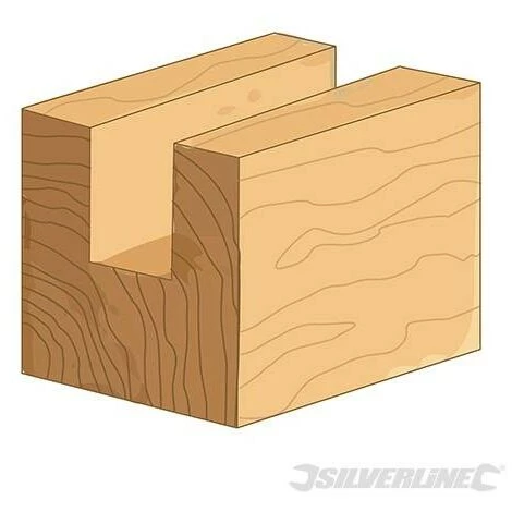 SILVERLINE Fraise Droite Métrique 1/4", 6 X 20 Mm, 6 X 20 Mm – Image 4