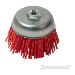 SILVERLINE Brosse Boisseau à Fils Abrasifs, 75 Mm - Grossier, 75 Mm, Grossier