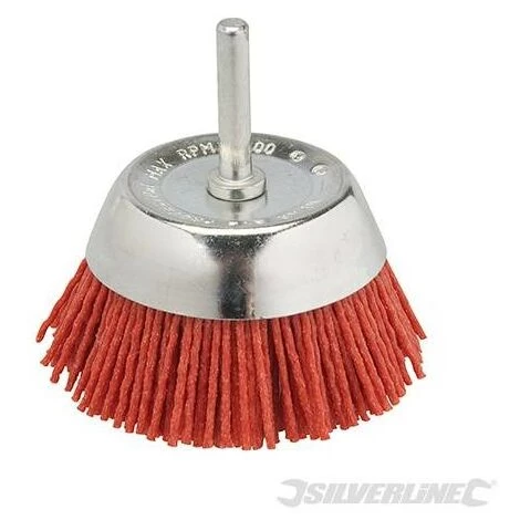 SILVERLINE Brosse à Filaments, 75 Mm Grain Gros, 75 Mm, Gros