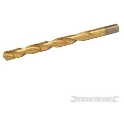SILVERLINE Mèche En Acier Rapide HSS Titané, 10,0 Mm, 10.0 Mm