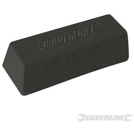 SILVERLINE Pâte à Polir Noire, 500 G, Composé Grossier, Couleur Noire, Composé Grossier, Noir
