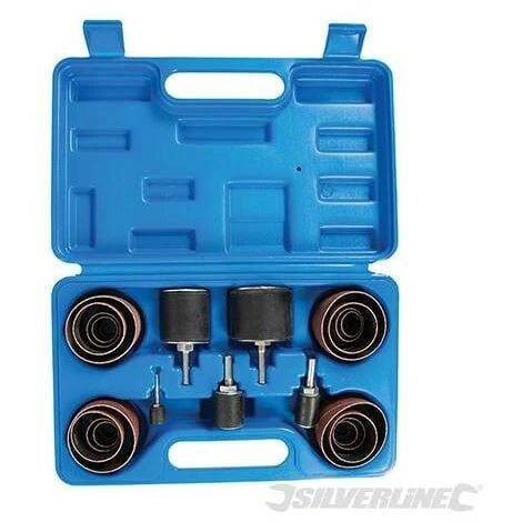 SILVERLINE Accessoires De Ponçage Au Tambour, Coffret 25 Pcs, Grain 80, 80 – Image 2