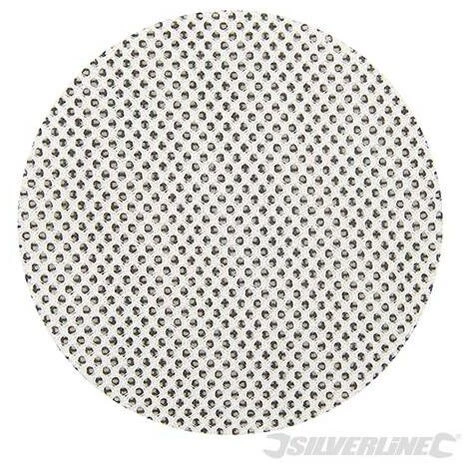 SILVERLINE Lot De 10 Disques Abrasifs Treillis Auto-agrippants 225 Mm, Grain 40, 40 – Image 2