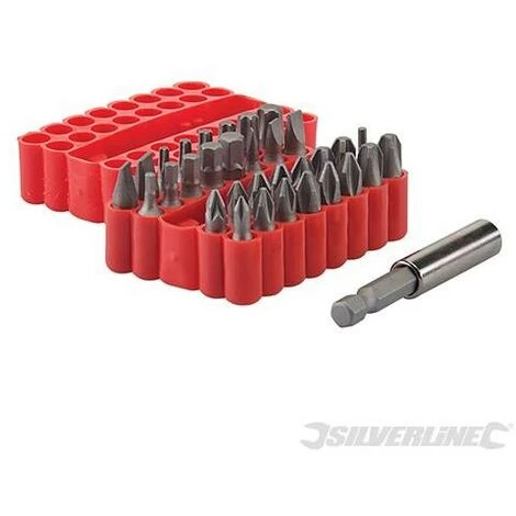 SILVERLINE Embouts De Vissage, 33 Pcs, 25 Mm, 25 Mm