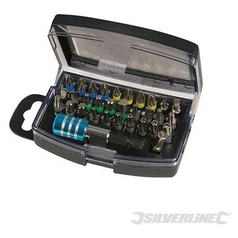 SILVERLINE Embouts à Code Couleur, Coffret 32 Pcs, 32 Pcs