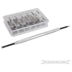 SILVERLINE Barrettes Ressort Pour Montres, 102 Pcs, 200 Mm, 200 Mm
