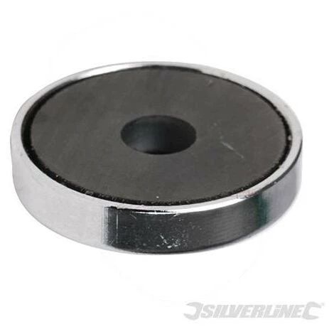 SILVERLINE Aimants En Ferrite, 4 Pcs, Capacité 7,2 Kg, 7.2 Kg – Image 2