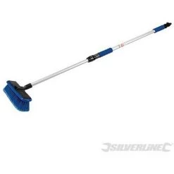 SILVERLINE Brosse De Lavage Auto Télescopique, 1,07 - 1,76 M, 1.07 - 1.76 M