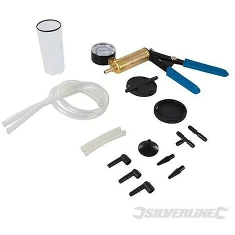 SILVERLINE Pompe à Vide Et Outils De Purge Pour Systèmes De Freinage Et D'embrayage, 16 Pcs, 16 Pcs – Image 2