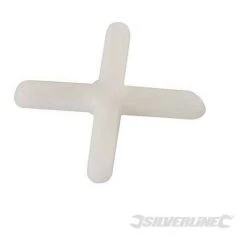SILVERLINE Croisillons De Carreleur, 1000 Pcs, 3 Mm, 3 Mm