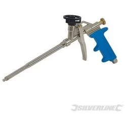 SILVERLINE Pistolet à Usage Intensif Pour Mousse PU, 200 Mm, 200 Mm