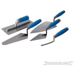 SILVERLINE Truelles à Poignée Caoutchoutée, 5 Pcs, 5 Pcs