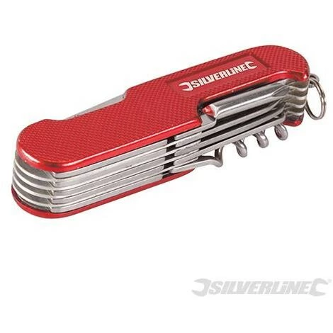 SILVERLINE Couteau De Poche 14 Fonctions, 75 mm, 75 Mm – Image 2