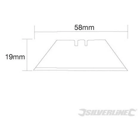 SILVERLINE Lames Incassables Pour Cutter, 10 Pcs, 0,6 Mm, 0.6 Mm - 10 Pcs – Image 3