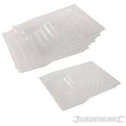 SILVERLINE Fonds Jetables Pour Bac à Peinture, 5 Pcs, 230 Mm, 230 Mm