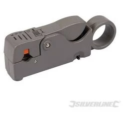 SILVERLINE Dénudeur De Câbles Coaxiaux, 100 Mm, 100 Mm