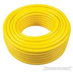 SILVERLINE Tuyau D'arrosage En PVC Renforcé, Usage Intensif, 30 M, 30 M