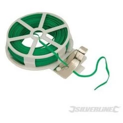 SILVERLINE Fil Métallique Gainé De Jardin, 30 M, 30 M