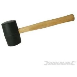 SILVERLINE Maillet Caoutchouc Noir, 907 G, 907 G