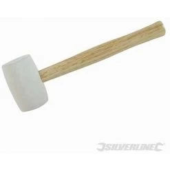 SILVERLINE Maillet Caoutchouc Blanc, 680 G, 680 G