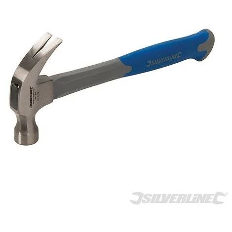 SILVERLINE Marteau Arrache-clous Avec Manche En Fibre De Verre, 454 G, 454 G