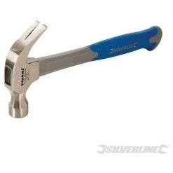 SILVERLINE Marteau Arrache-clous Avec Manche En Fibre De Verre, 570 G, 570 G