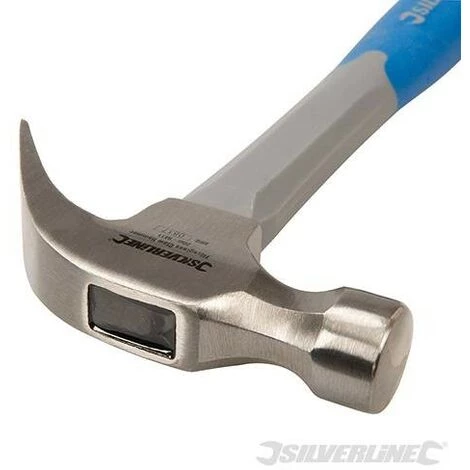SILVERLINE Marteau Arrache-clous Avec Manche En Fibre De Verre, 570 G, 570 G – Image 3