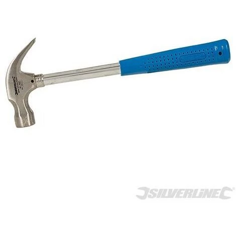 SILVERLINE Marteau Arrache-clous Manche Tubulaire, 8 Oz (227 G), 8 Oz (227 G)