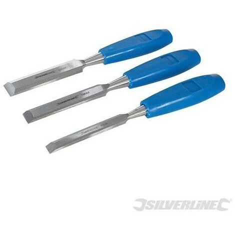 SILVERLINE Ciseaux à Bois, 3 Pcs, 3 Pcs