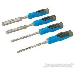 SILVERLINE Ciseaux à Bois Expert, 4 Pcs, 4 Pcs