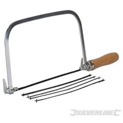 SILVERLINE Scie à Chantourner Et 5 Lames, 170 Mm, 170 Mm