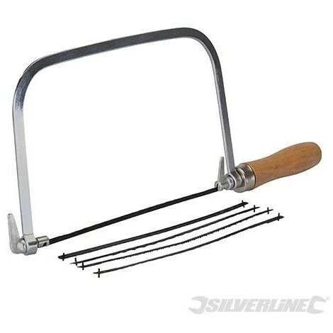 SILVERLINE Scie à Chantourner Et 5 Lames, 170 Mm, 170 Mm