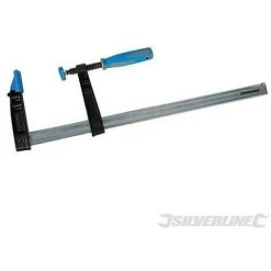 SILVERLINE Serre-joint En F Usage Intensif (haute Capacité), 500 X 120 Mm, 500 X 120 Mm