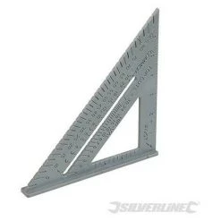 SILVERLINE Équerre De Charpentier Pour Chevrons, 178 Mm, 178 Mm