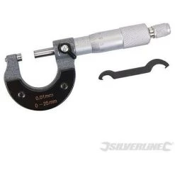 SILVERLINE Micromètre, 25 Mm, 25 Mm