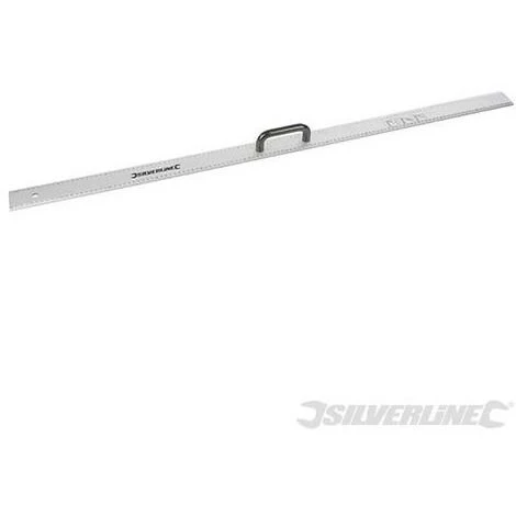 SILVERLINE Règle En Aluminium Avec Poignée, 1 200 Mm, 1 200 Mm