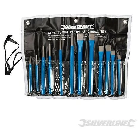 SILVERLINE Poinçons Et Chasse-goupilles, 12 Pcs, 12 Pcs – Image 3